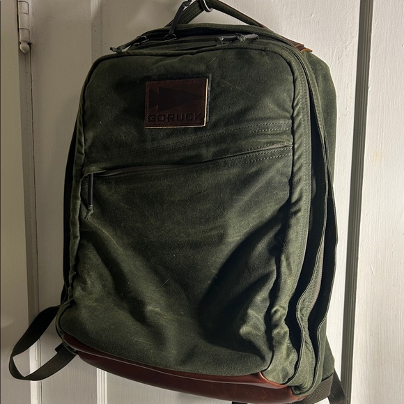 GORuck GR2 Heritage Waxed Canvas 26L Green - Picture 2 of 12